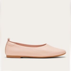 Everlane Blush Pink Leather Flats The Day Glove Size 8.5